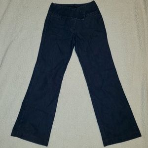 Express wide leg editor stretch denim pants